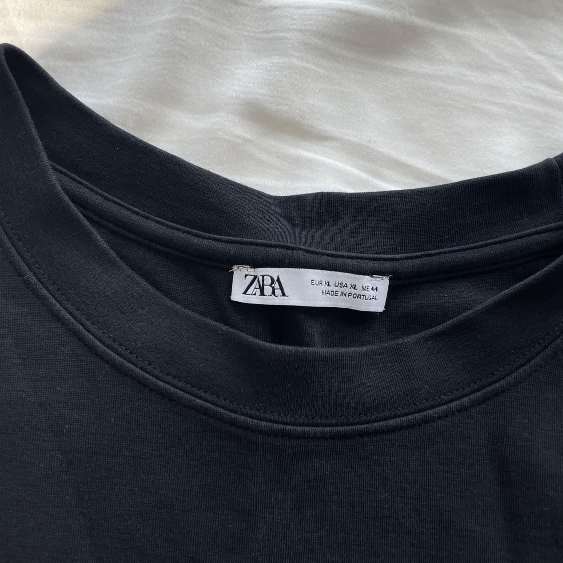ZARA 인터록 릴렉스핏 티셔츠 XL 상품이미지3