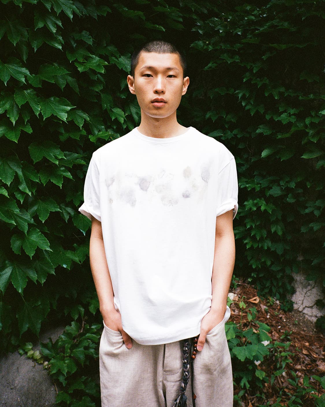 오로카와 Nature Mark T-shirt_White 2사이즈 새상품 상품이미지2