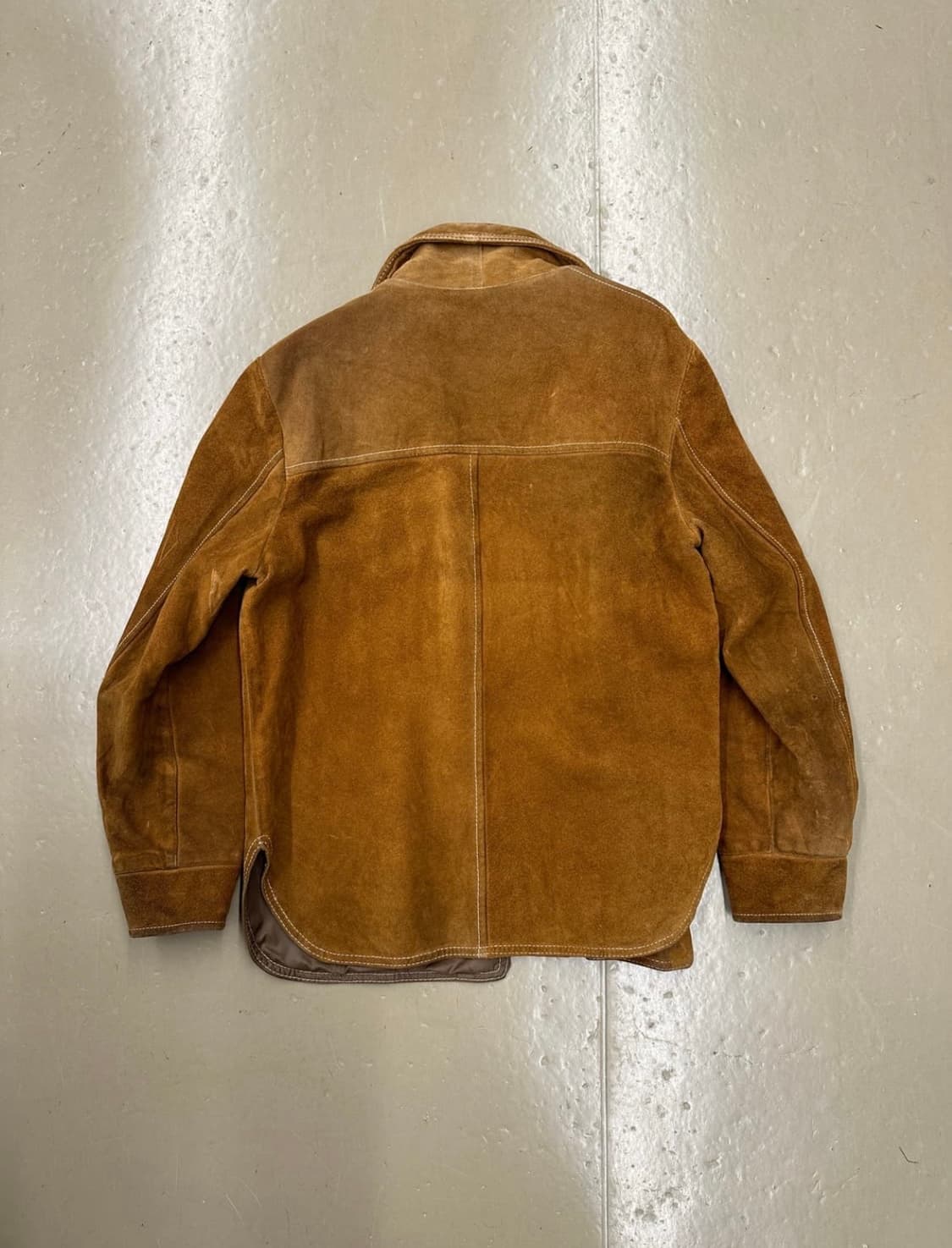 더 레더 샵 브라운 스웨이드 레더 자켓 40 상품이미지4