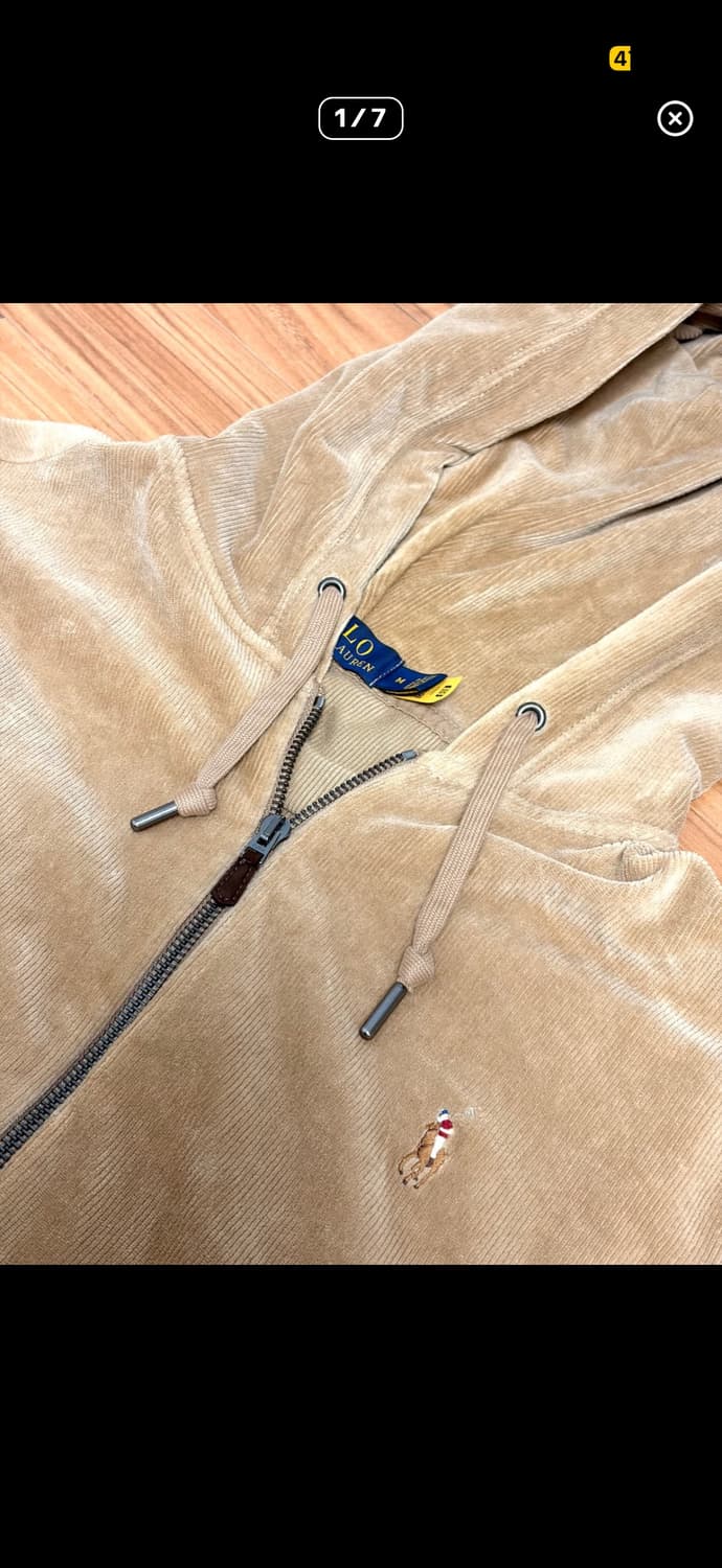 한정판) 폴로 코듀로이 후드집업 m 상품이미지1