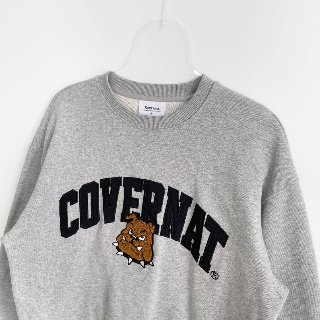 D2 커버낫 '불독페이스 아치 로고 맨투맨 M사이즈 상품이미지2