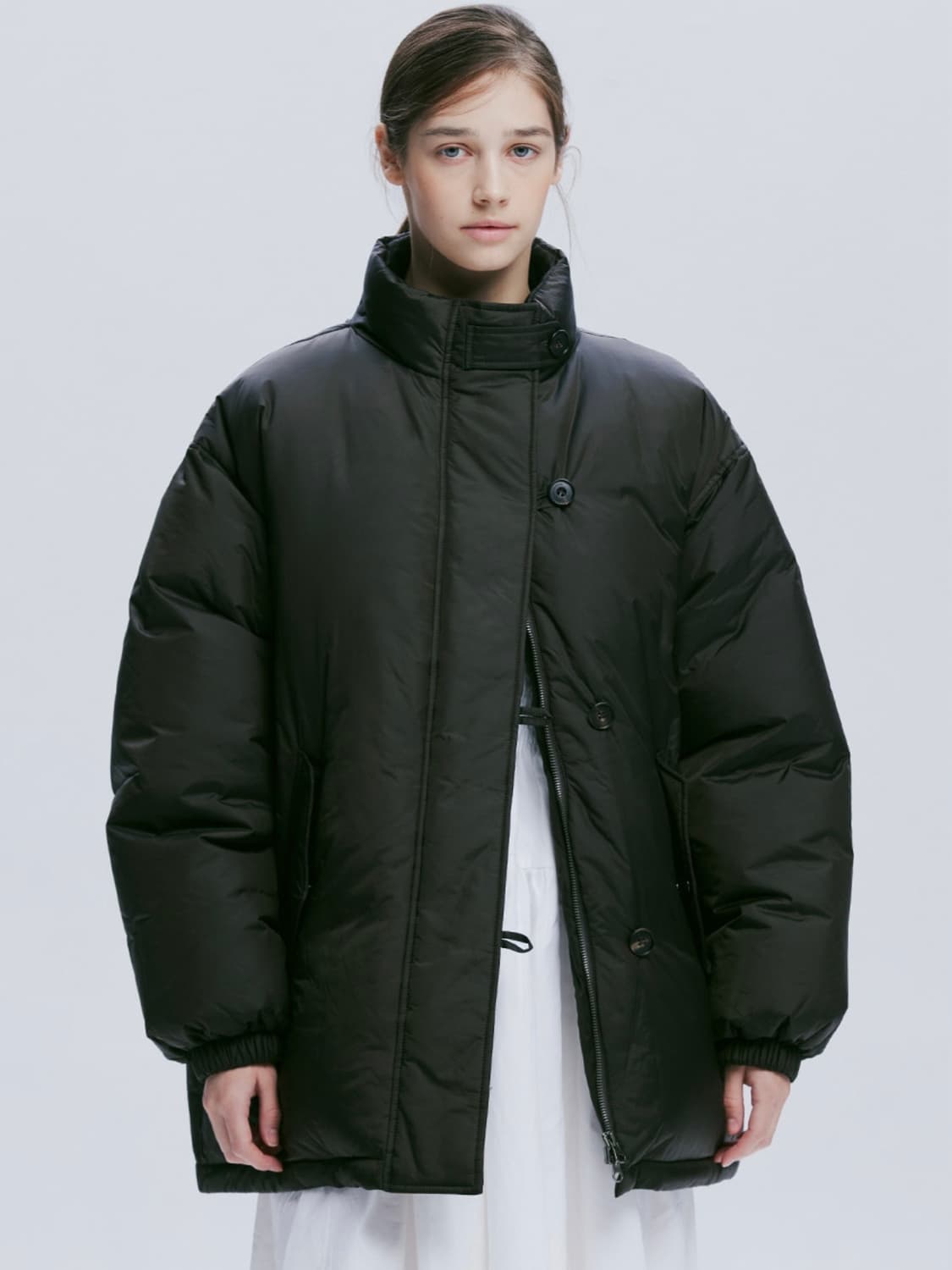 애프터아워즈 다운 자켓 카키 브라운 구버전 상품이미지3