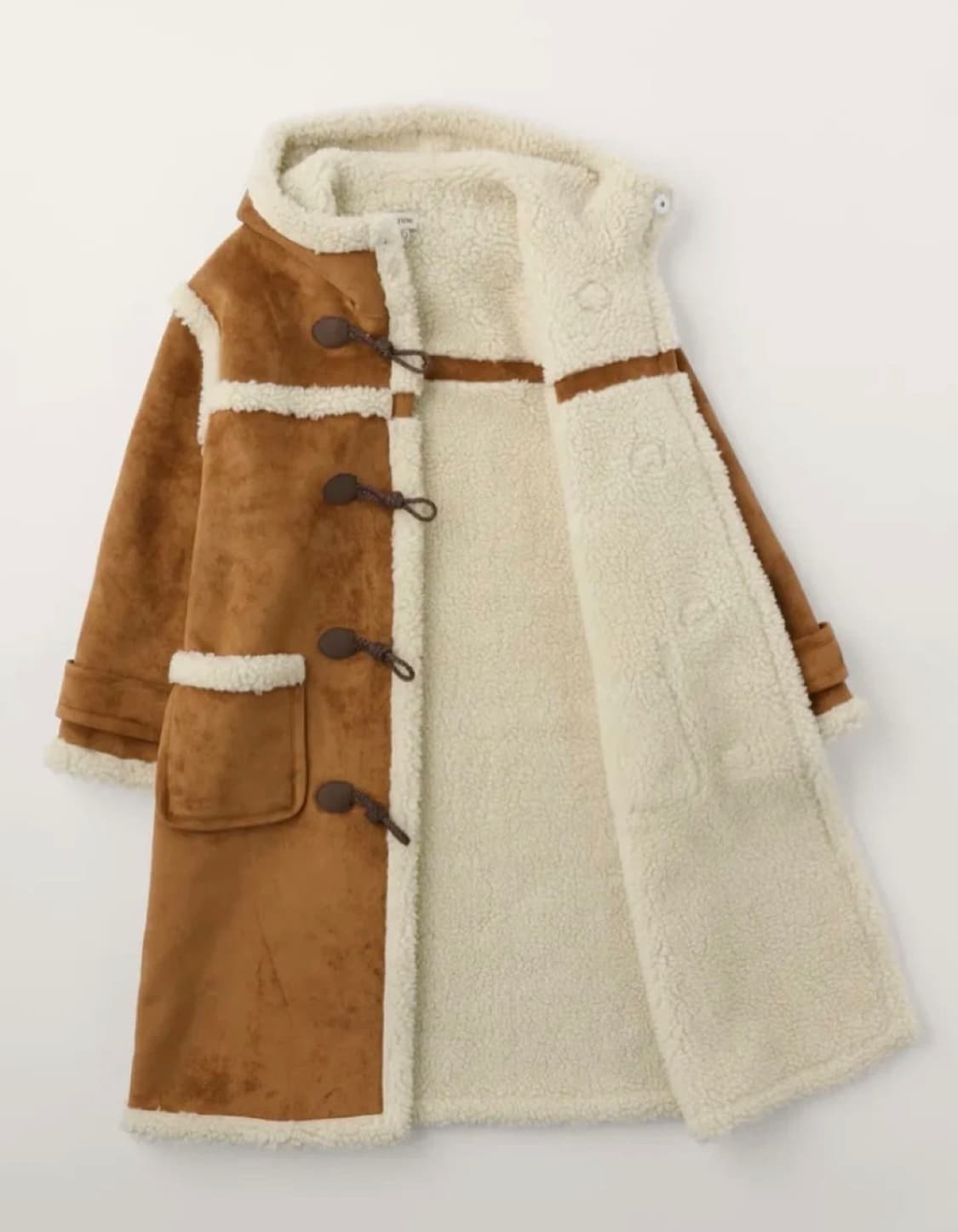 29cm 구매 시엔느 무스탕 더플 코트 상품이미지3