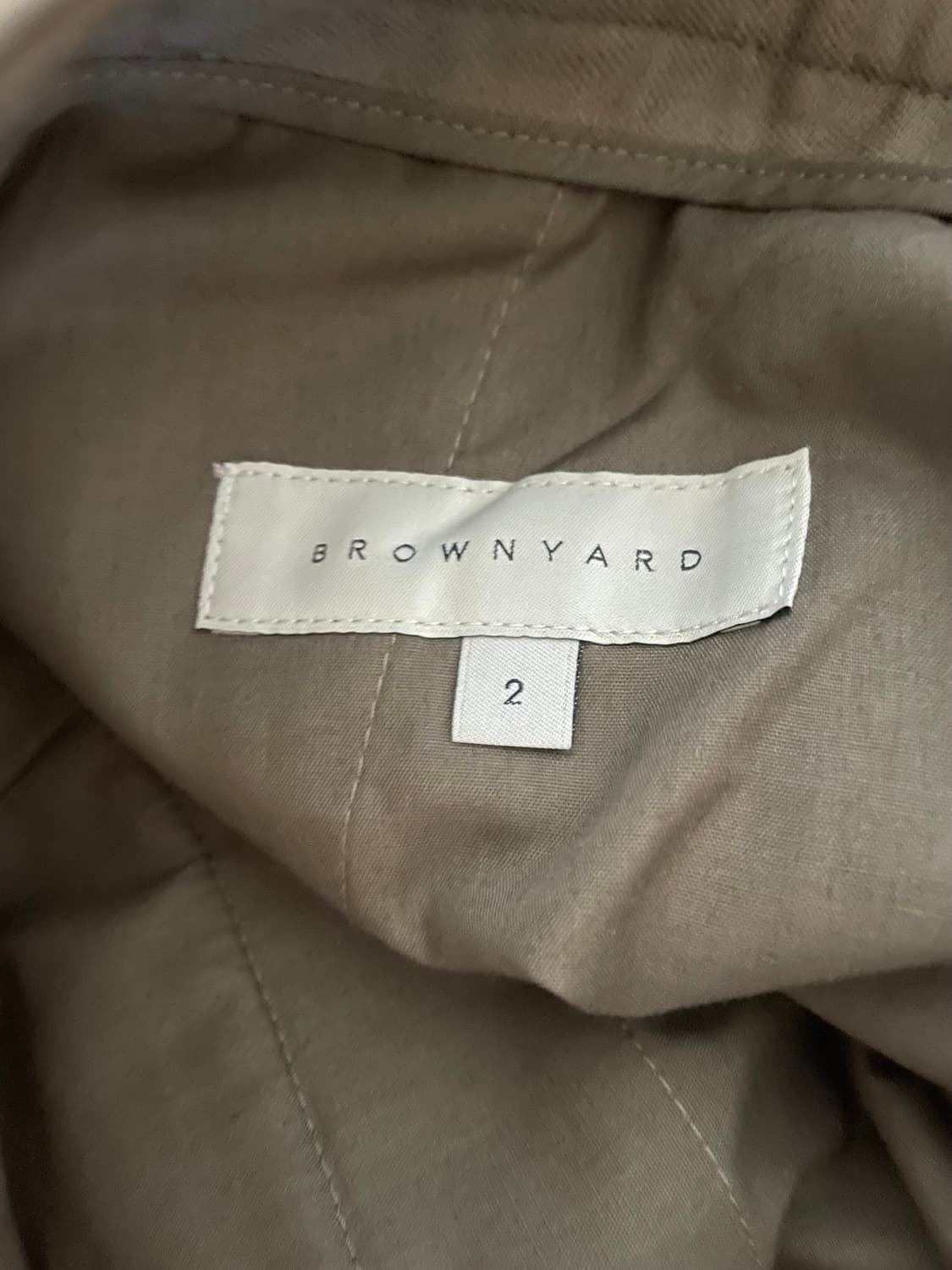 브라운야드 울 팬츠 상품이미지3