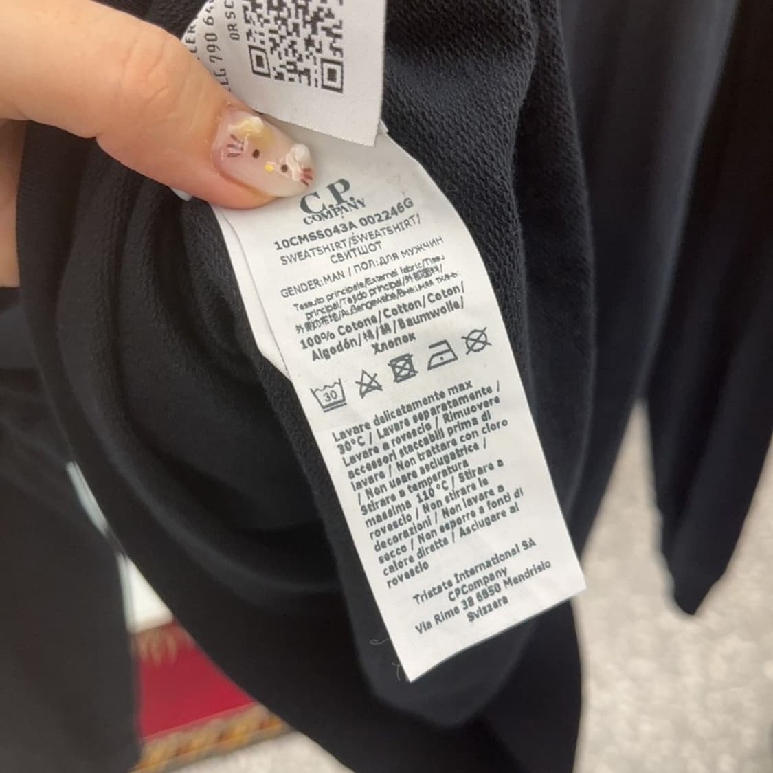 씨피컴퍼니 CP 와펜 오버핏 스웻셔츠 맨투맨 100 C06171 상품이미지6