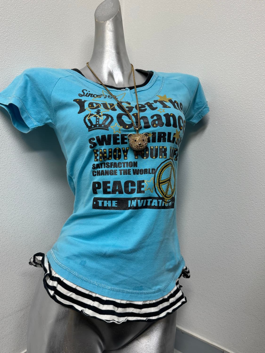 갸루 피스마크 탑 상품이미지4