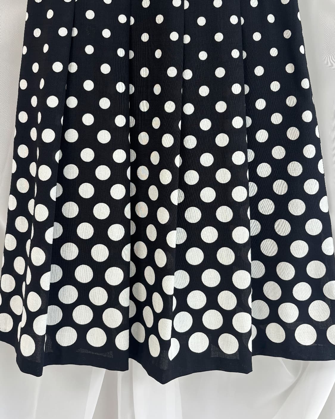 TRUDEA gradient dot pleated midi skirt 상품이미지7