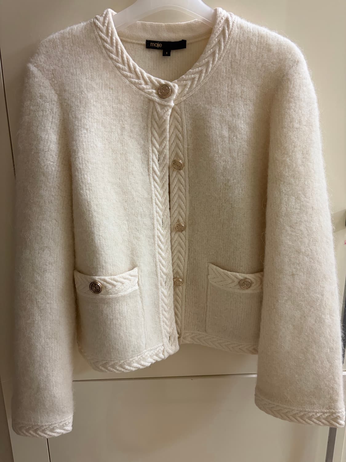 Maje 마쥬 알파카 트위드 가디건 자켓 상품이미지2