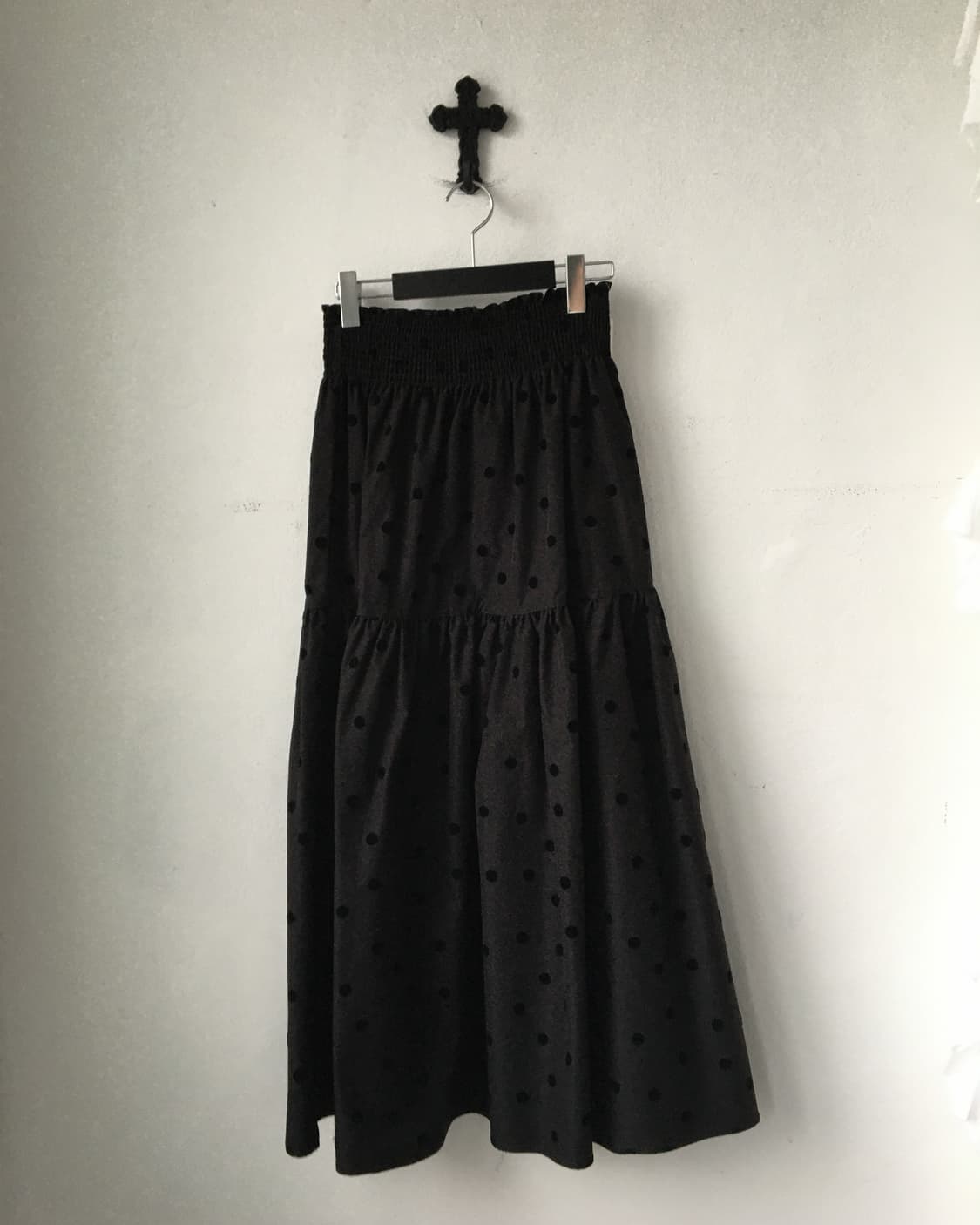Dot pattern long skirt 상품이미지1