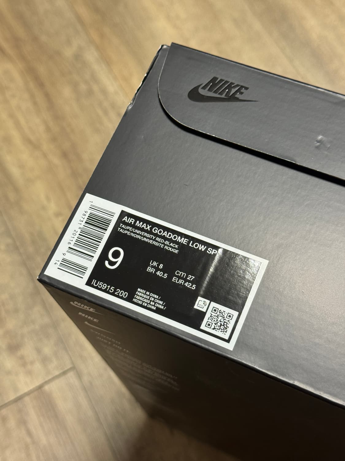 나이키 에어맥스 고아돔 로우 토프 블랙 IU5915 상품이미지2