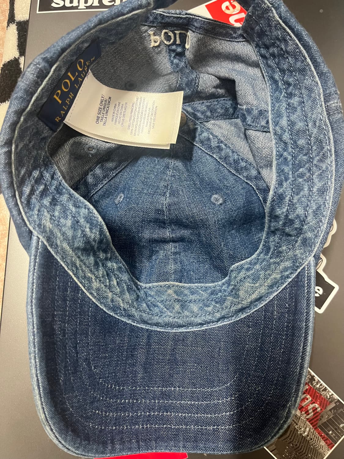 폴로 랄프로렌 데님볼캡 free 상품이미지3