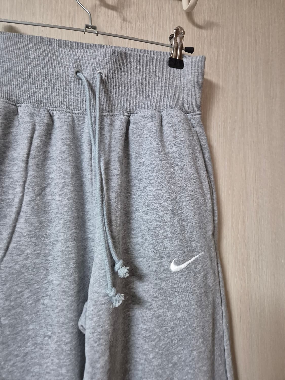 나이키 피닉스 팬츠 플리스 팬츠 xs 화이트.그레이 두가지 상품이미지6
