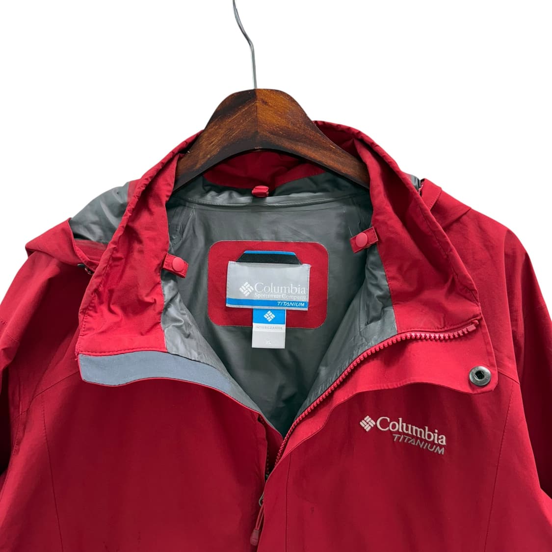 [XL] 컬럼비아 레드 고어텍스 바람막이 상품이미지5
