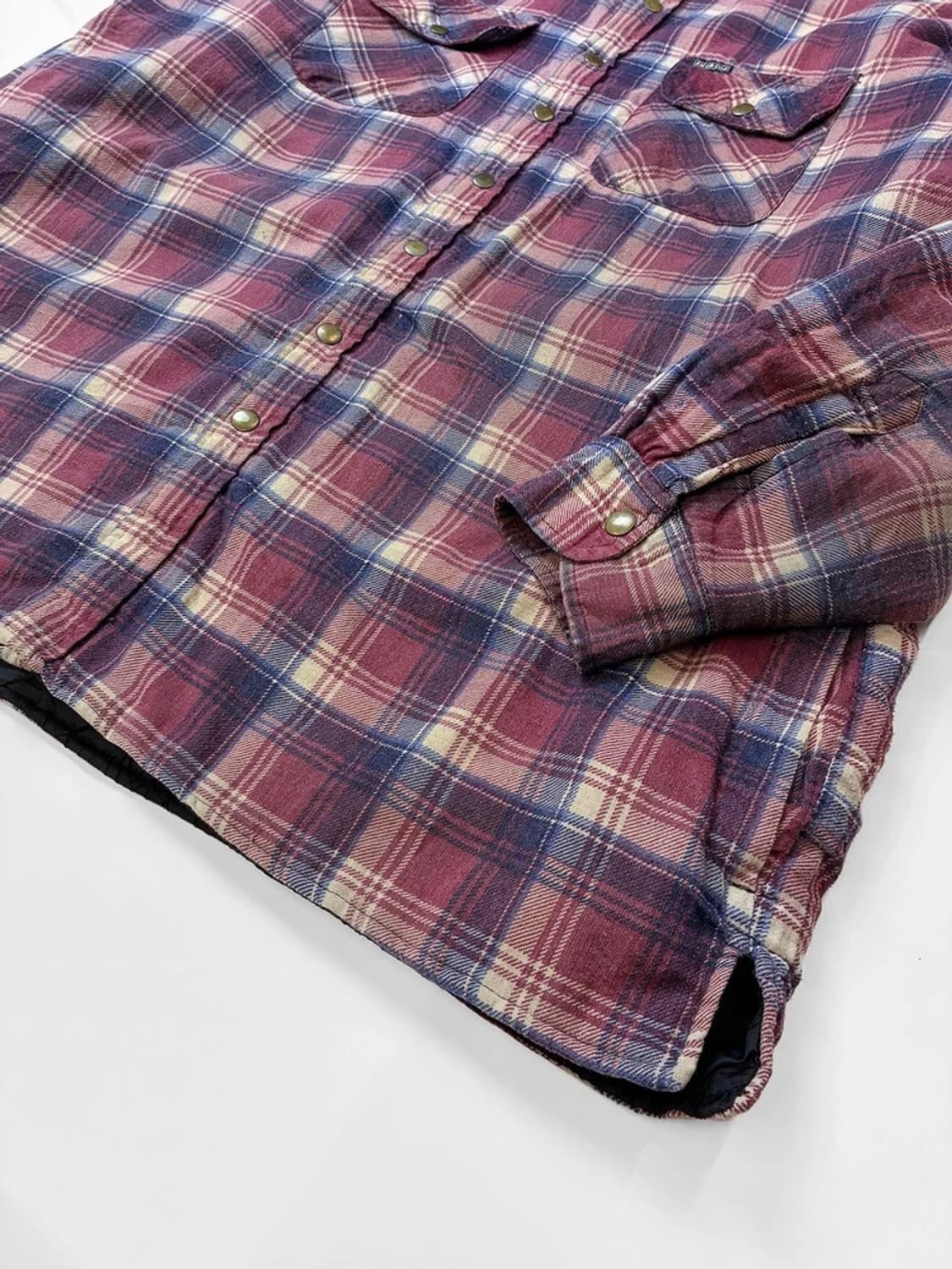 디키즈 90s 퀄팅 안감 플란넬 셔츠 자켓 PN5243 상품이미지5