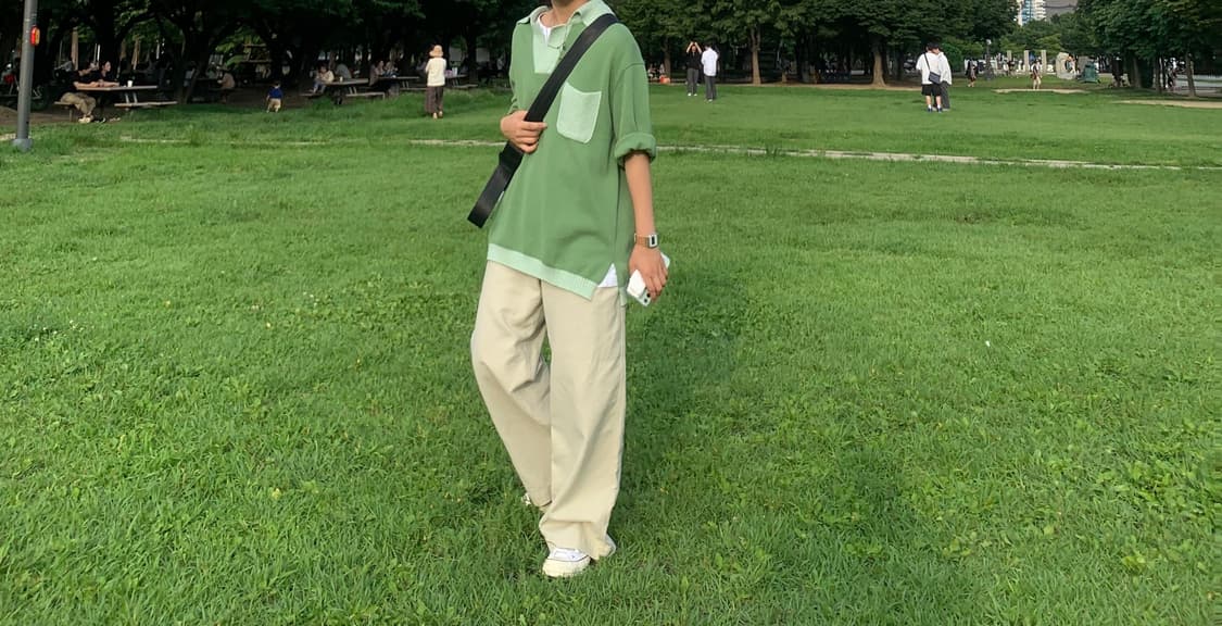 우마뭉 반팔 니트 상품이미지4