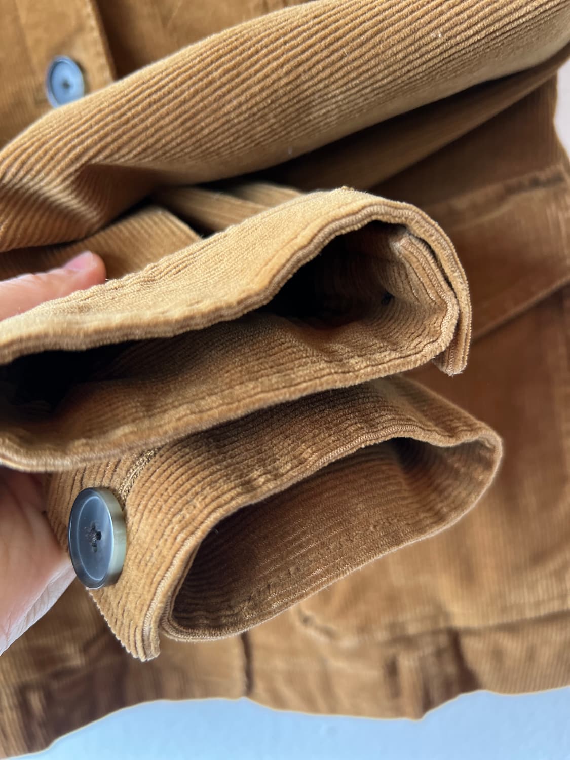 클럽모나코 여성 카멜 코듀로이자켓 간절기자켓 상품이미지4