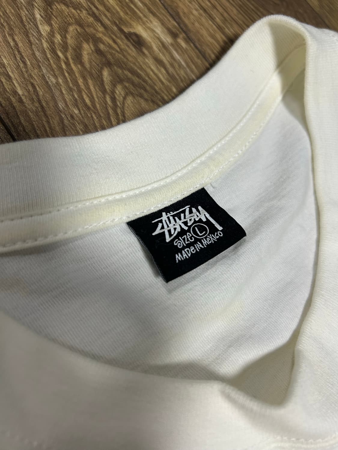 스투시 화이트 티셔츠 상품이미지2