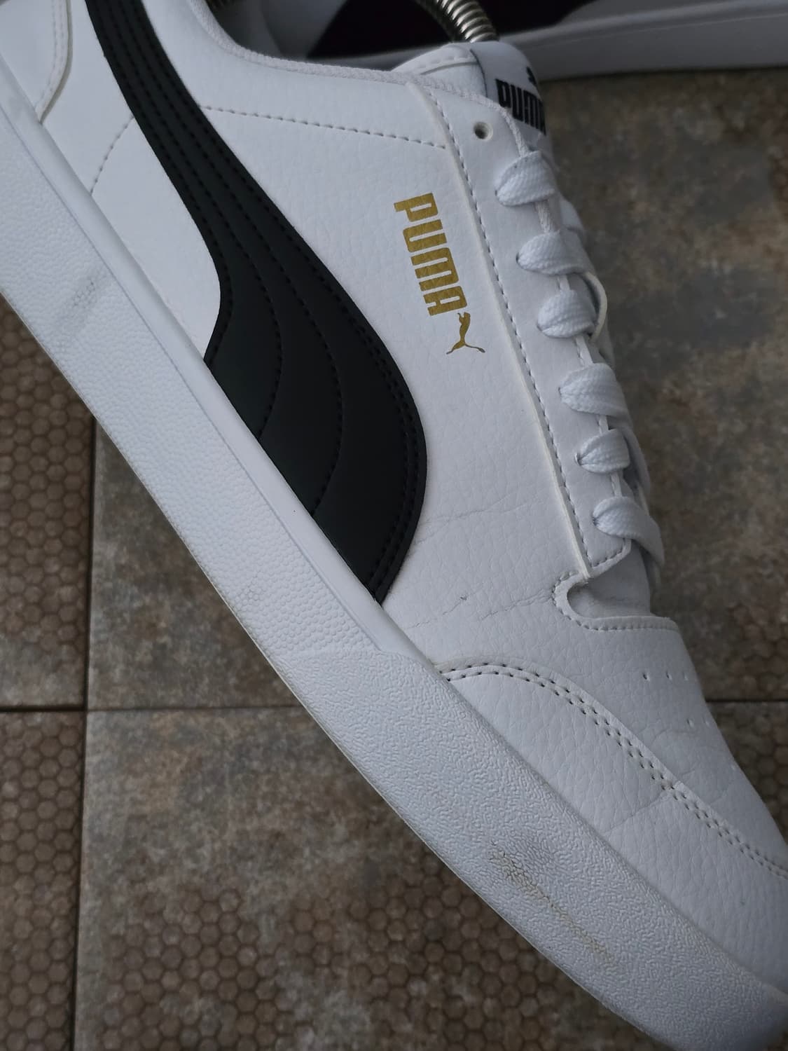 (280)푸마 셔틀 화이트 블랙 상품이미지7