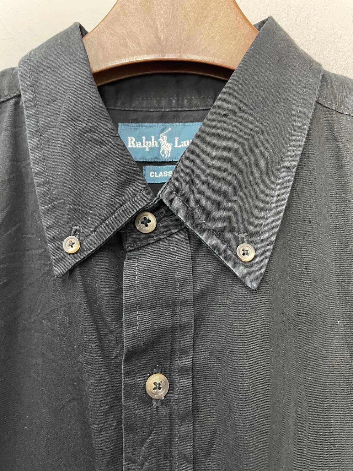 폴로 랄프로렌 블랙 반팔 셔츠 H2448 상품이미지6