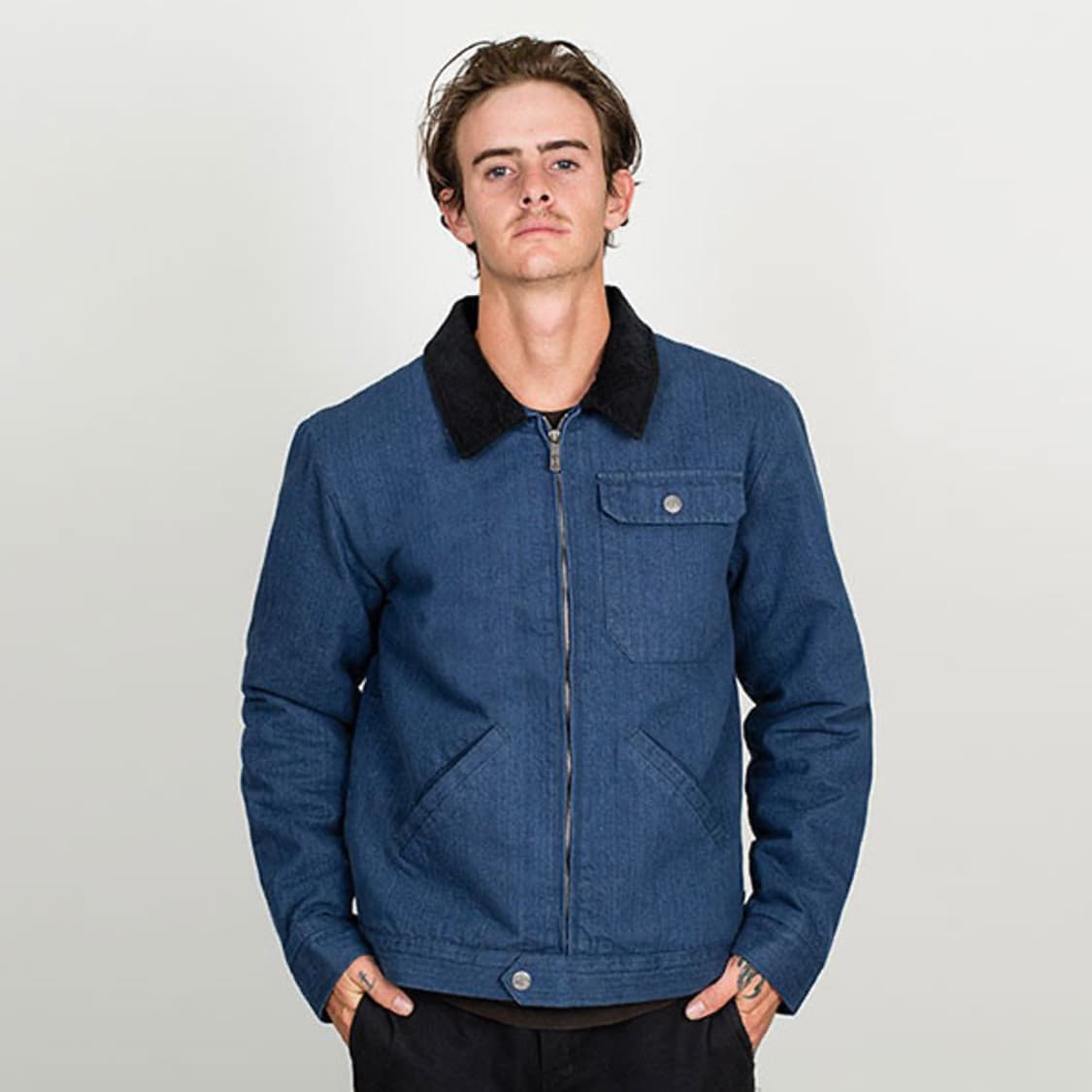 인디펜던트 x 브릭스톤 데님 워크자켓 (M-L) 새상품 상품이미지5