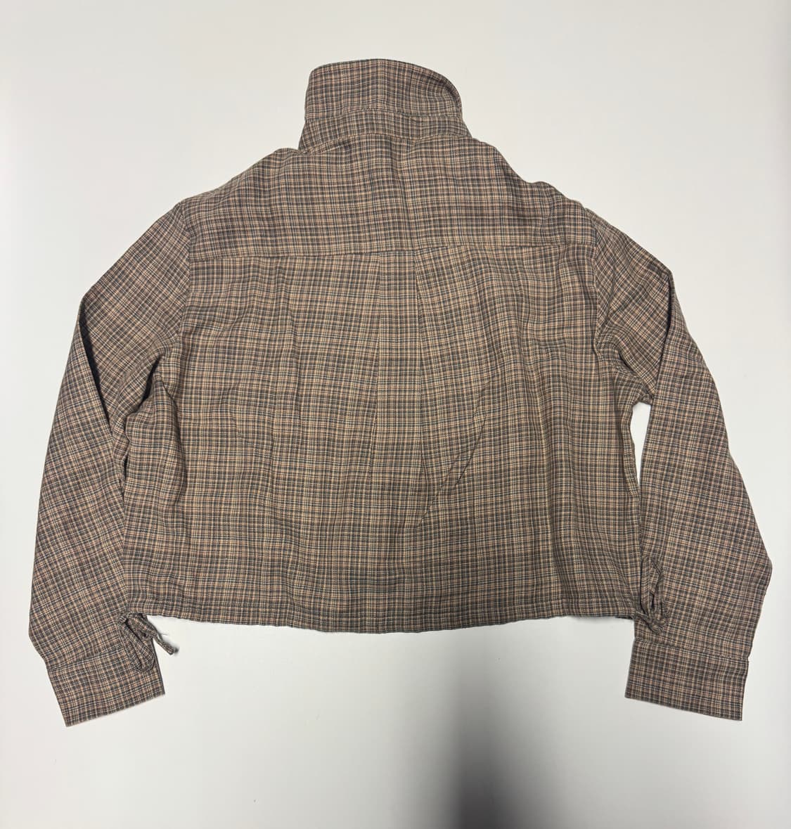 <새상품> 여성 에잇세컨즈 체크 블라우스 크롭 셔츠 상품이미지2