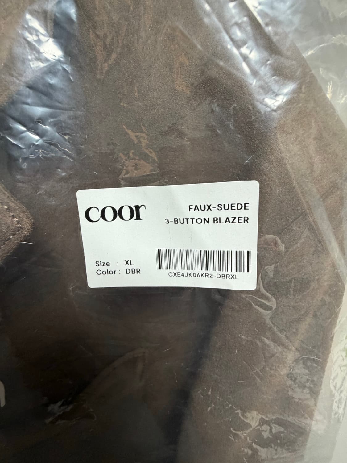 COOR 스웨이드 3버튼 블레이저 상품이미지6