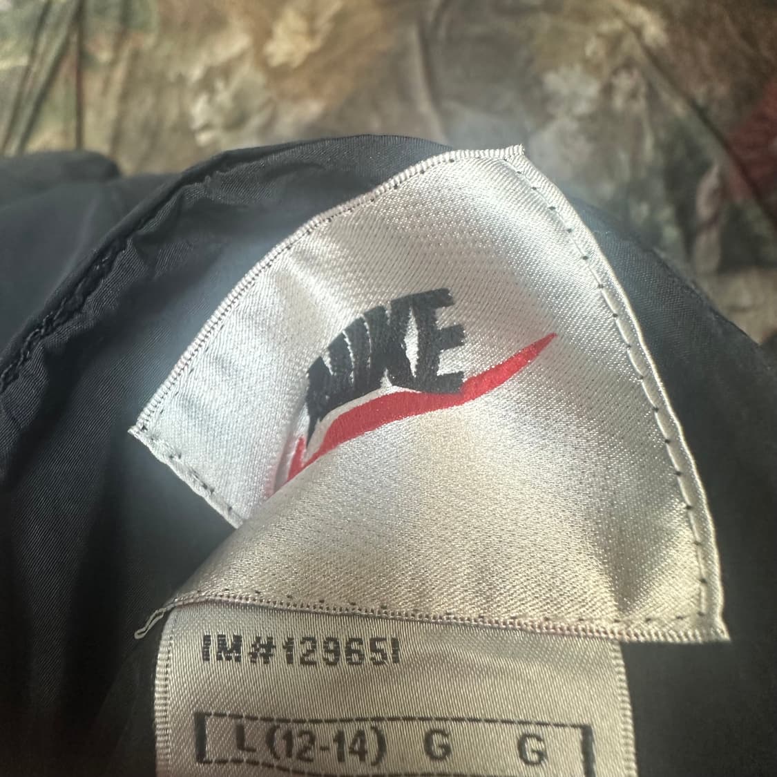 나이키 빈티지 올드스쿨 빅로고 블랙스우시웜업 L 상품이미지3