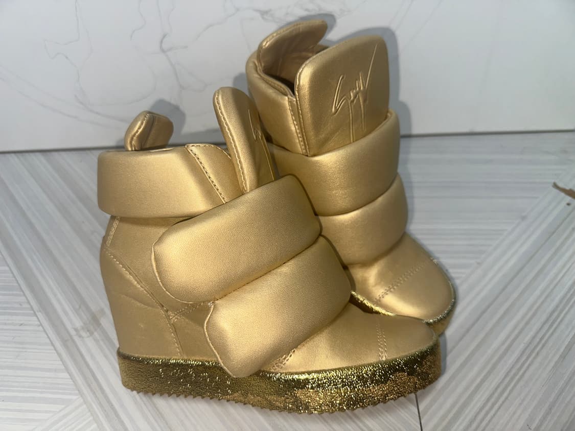 주세페 자노티 골드 패딩 웨지힐 하이탑 상품이미지1