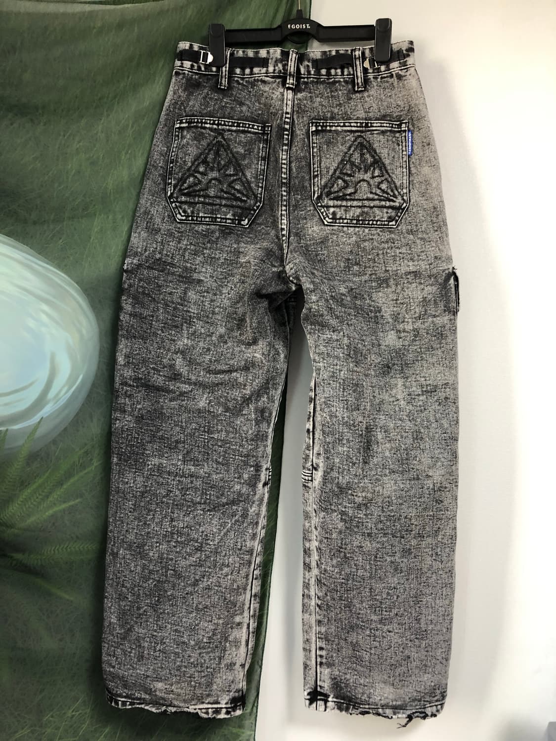 istkunst 이스트쿤스트 워싱데님카고팬츠 S 상품이미지5