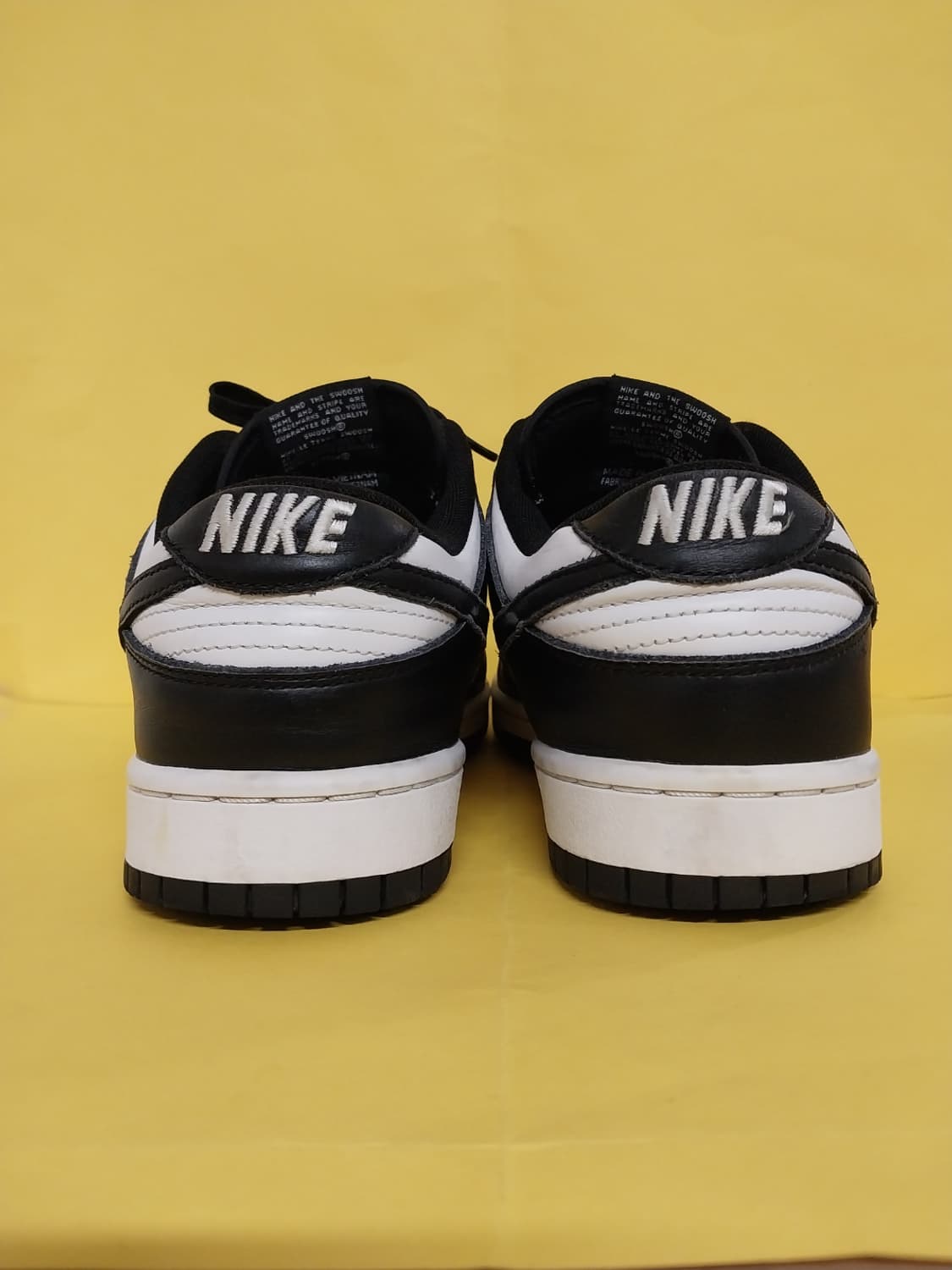 남성 나이키 덩크 로우 범고래 레트로 검흰 운동화 (280) 상품이미지4