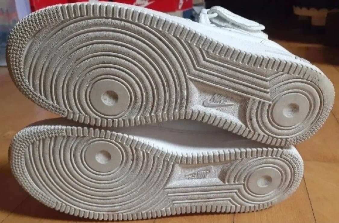 에어포스1 미드 올백 화이트 255 상품이미지7