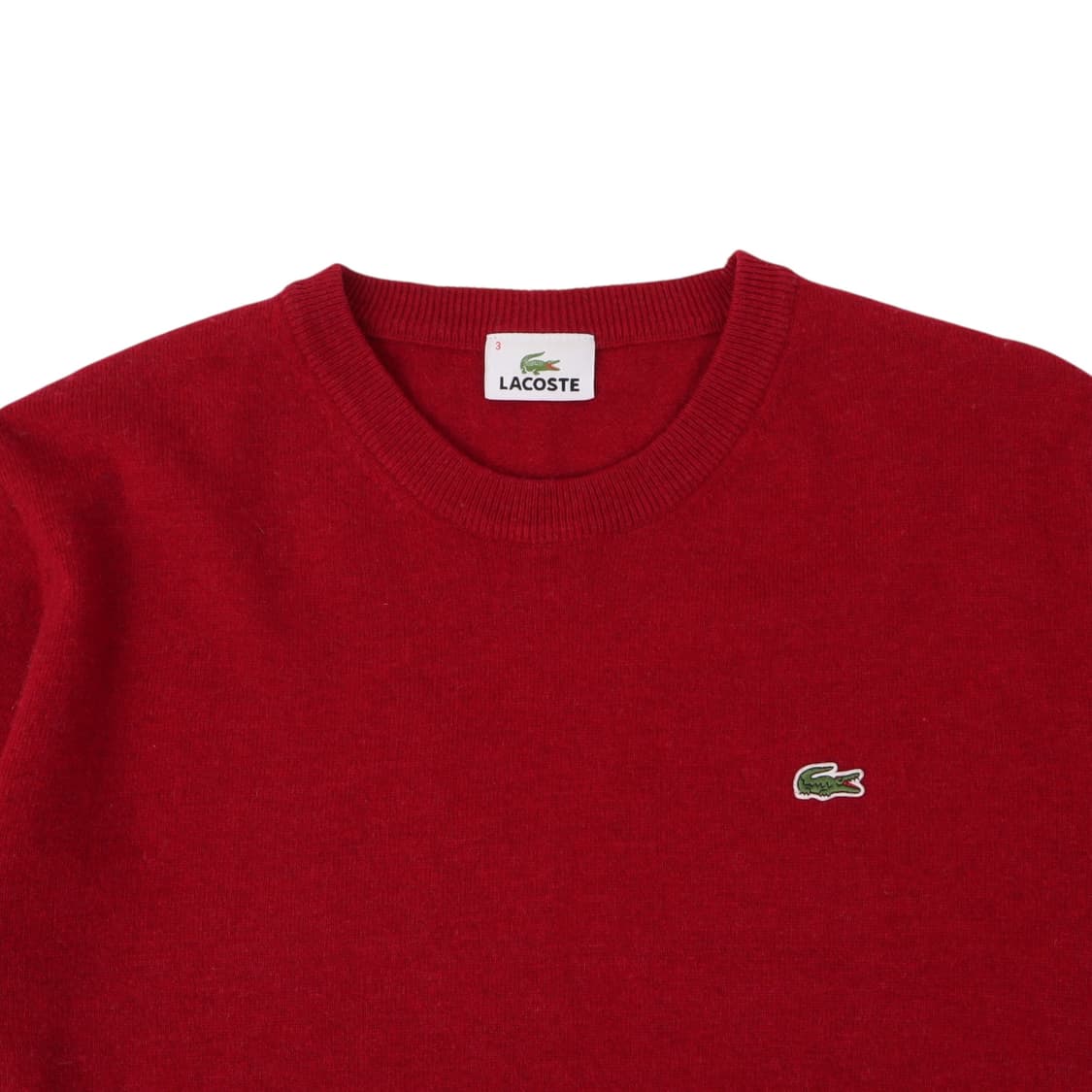 라코스테 레드 울 라운드 니트 상품이미지2