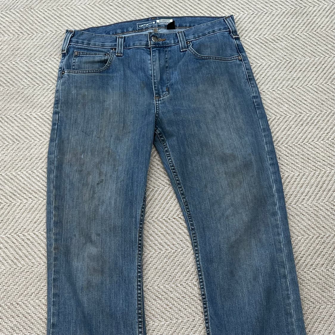 칼하트 워크 데님팬츠 r3956 상품이미지3