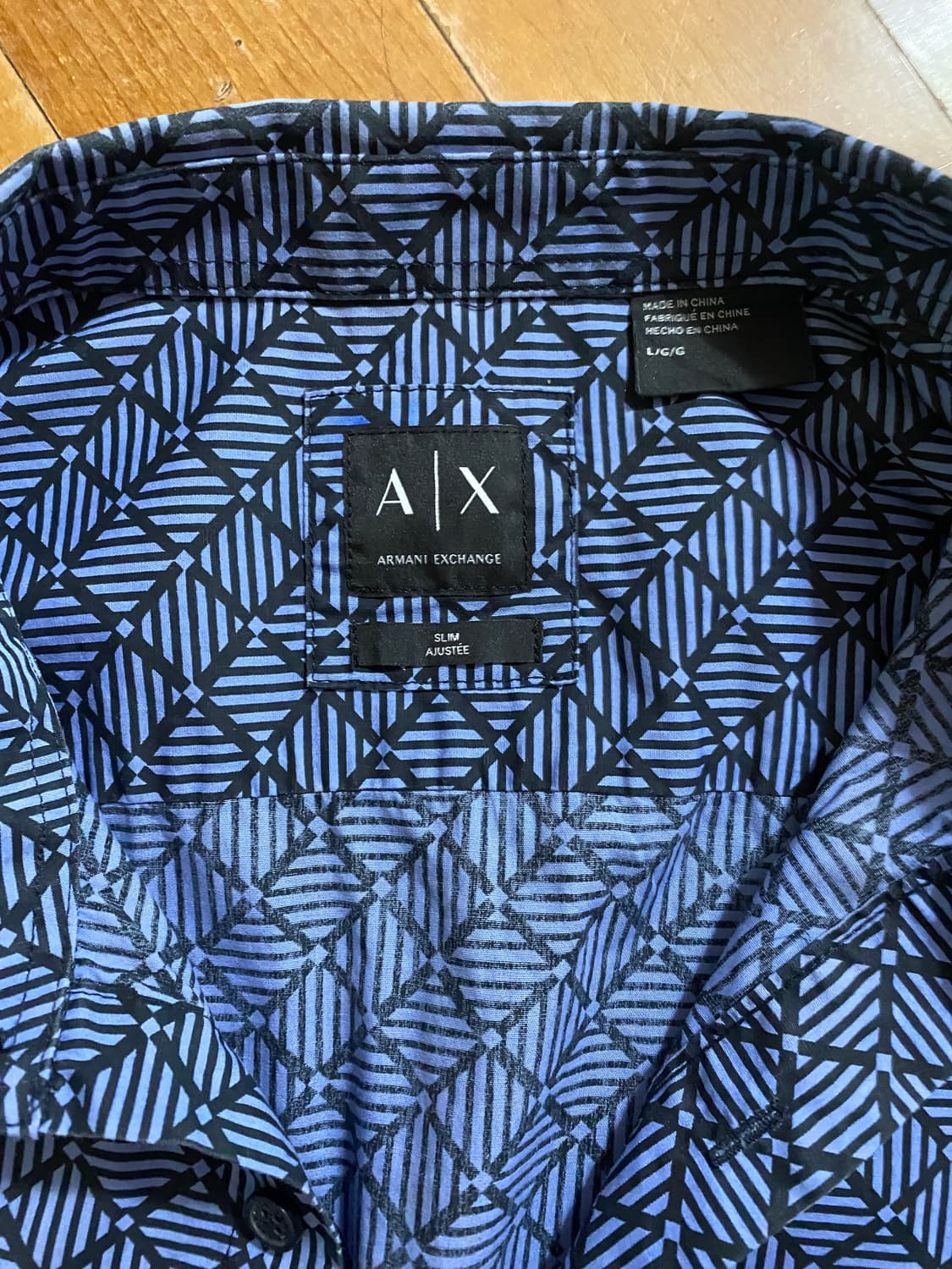 Armani Exchange 패턴 셔츠 L (100) 상품이미지2