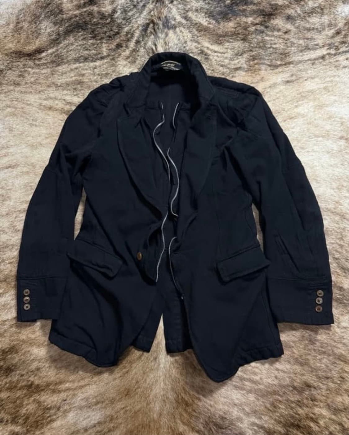 꼼데가르송 옴므 축융자켓 m~L 블랙 상품이미지1