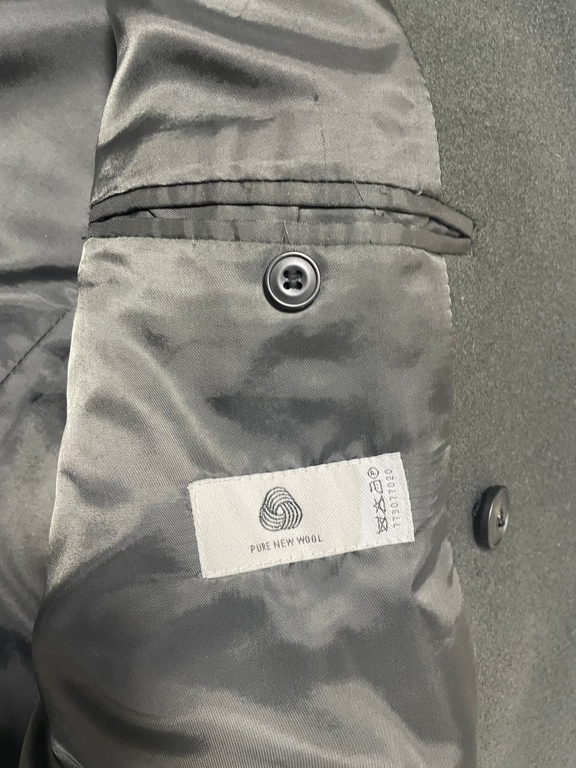 벨리에 100퍼센트 울 그레이 하트코트 특가 급처🔥🔥 상품이미지3