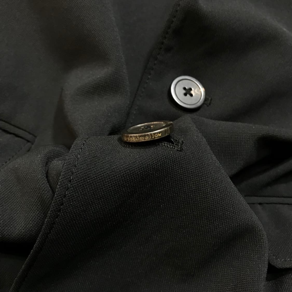 [[XL, A급] 커스텀멜로우 춘하 투버튼 블랙 자켓#342 상품이미지4
