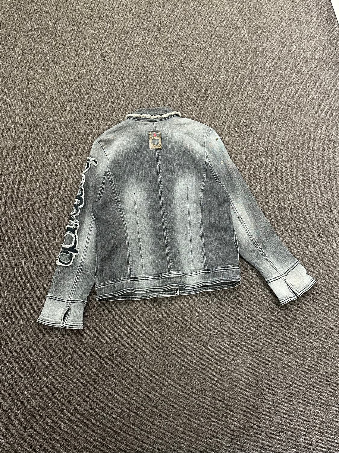 42)Japanese vintage 패치워크 디테일 데님자켓 상품이미지5