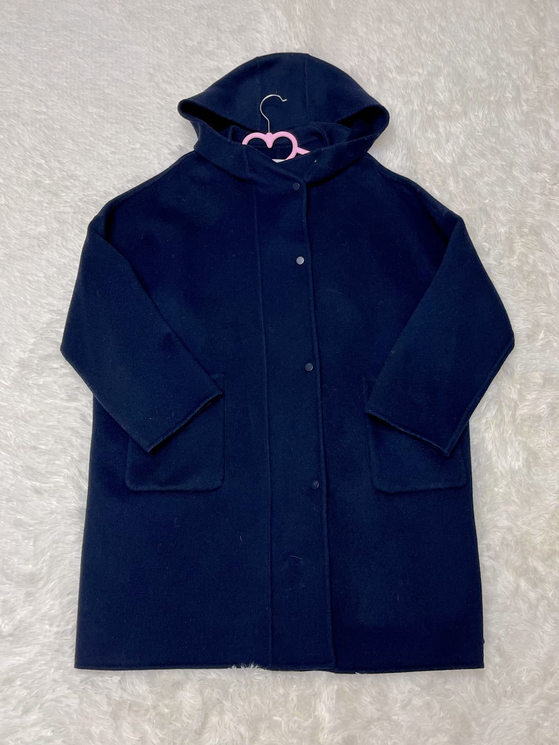 썸제이 네이비 코트 상품이미지1