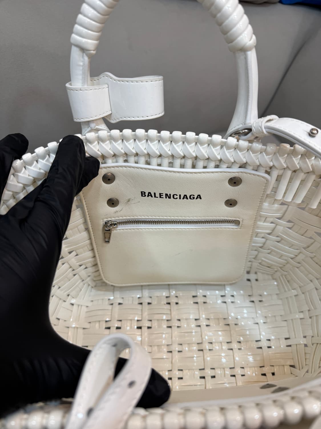 발렌시아가 비스트로 XXS 바스켓 토트 가방 상품이미지5