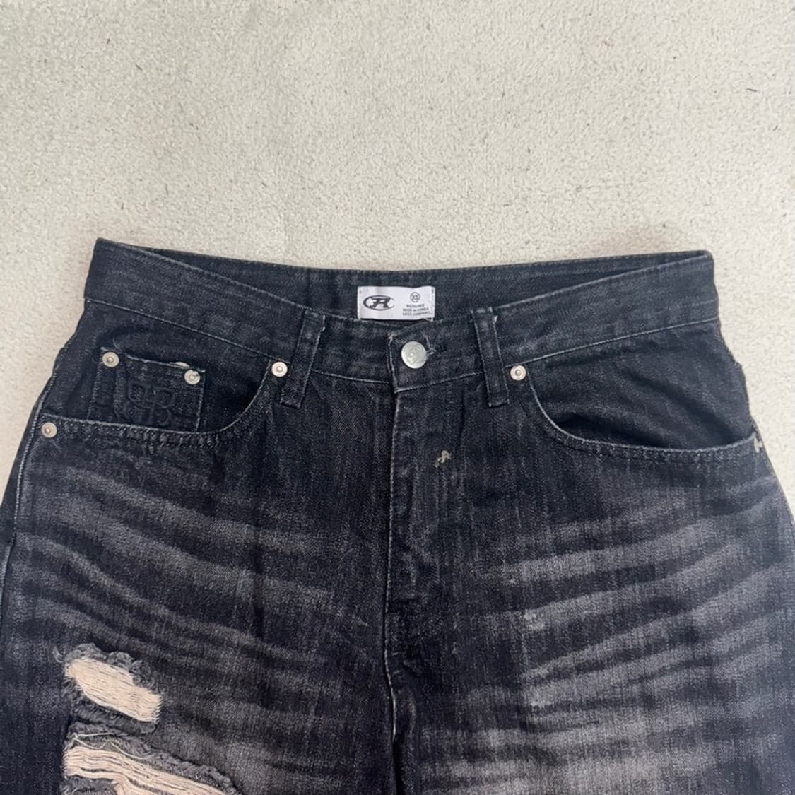 ROCKCAKE Faye Damage Jeans XS 상품이미지2
