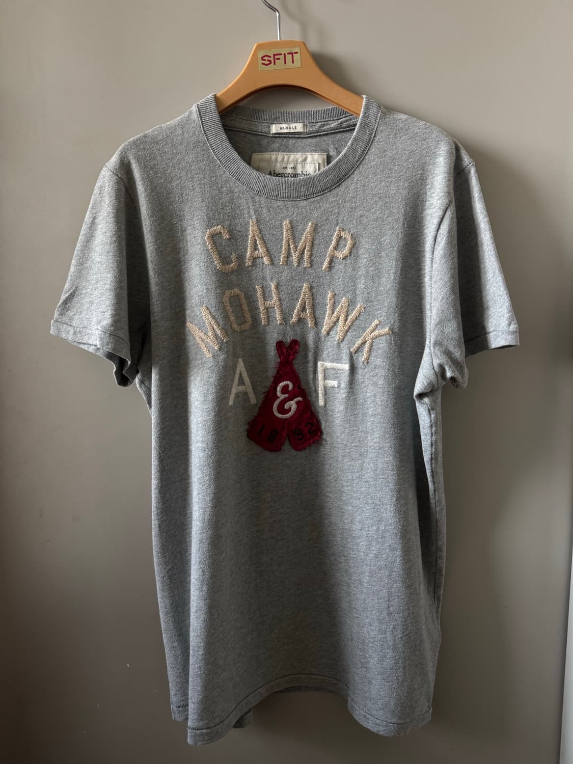 아베크롬비 Camp Mohawk 반팔 티셔츠 m 상품이미지1