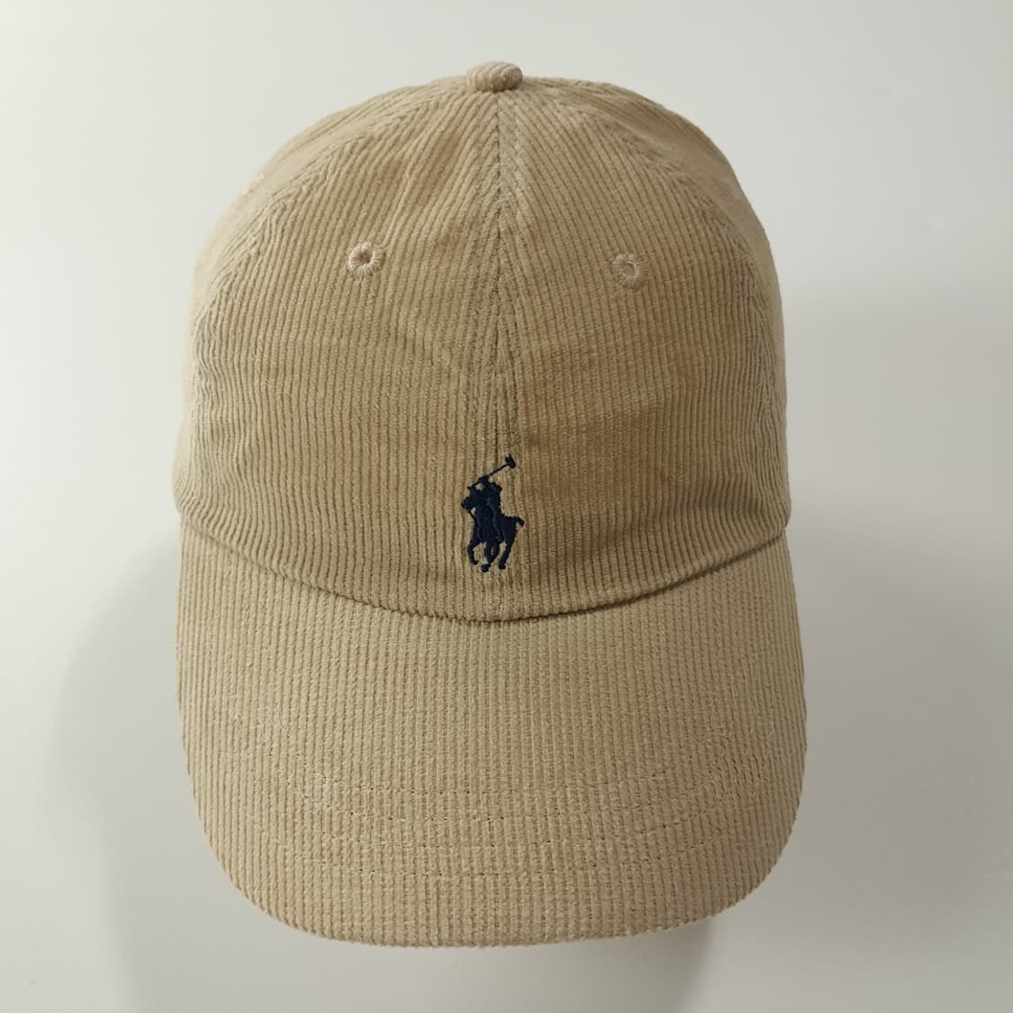 CK330 폴로 라이트베이지 코듀로이 볼캡 모자 상품이미지3