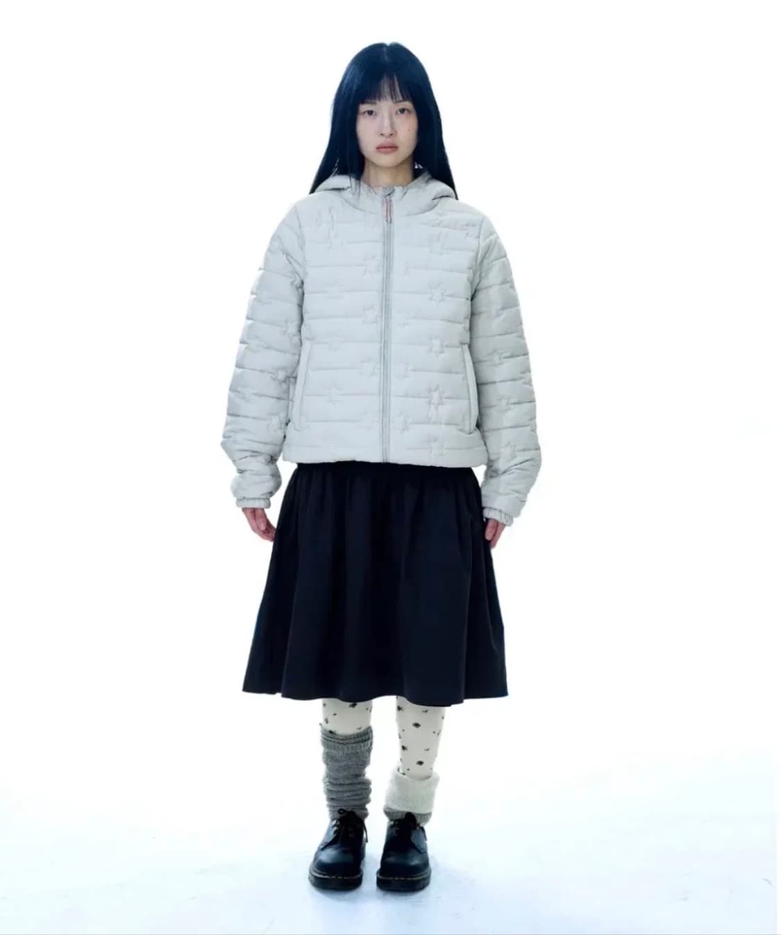 코이세이오 플러피 경량패딩 아이보리 상품이미지2