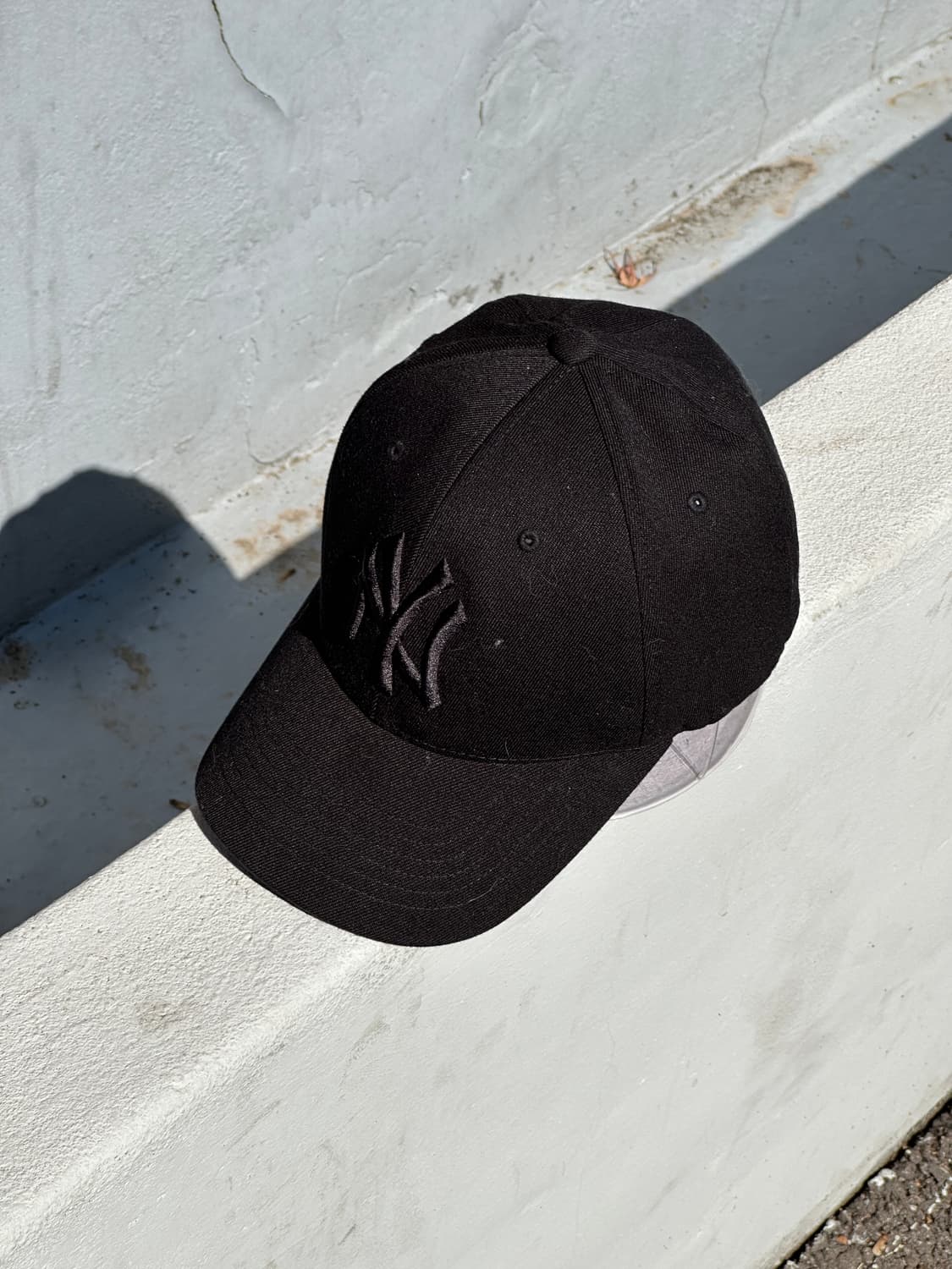 [M] MLB 엠엘비 뉴욕양키스 올블랙 볼캡 모자 상품이미지2