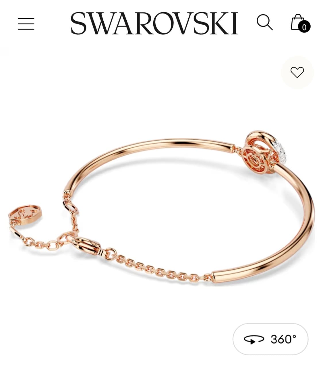 새제품)스와로브스키 댄싱 팔찌 정품 상품이미지3