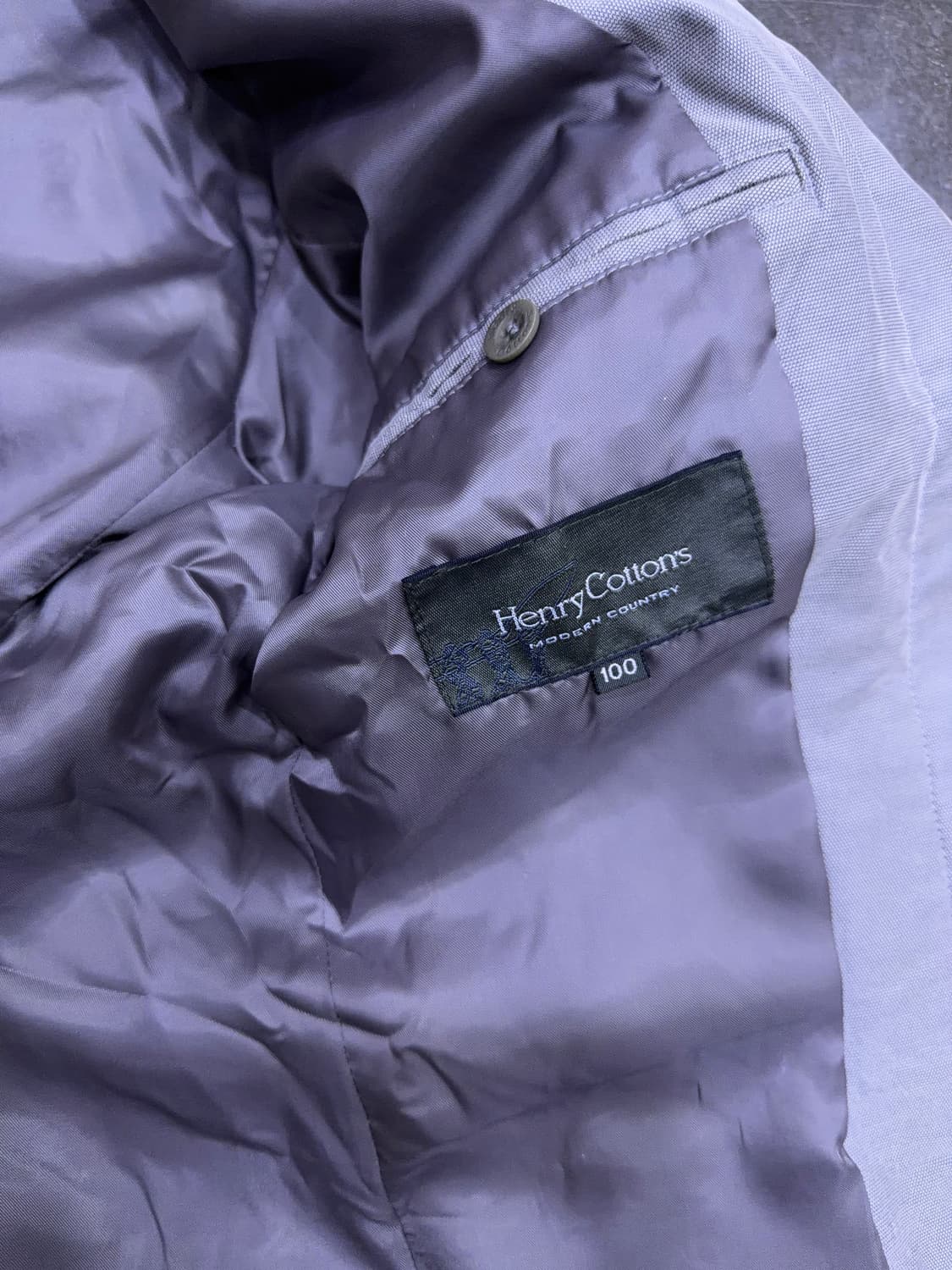 헨리코튼 나일론 코튼 블렌디드 캐쥬얼 3버튼 스포츠자켓 100 상품이미지8