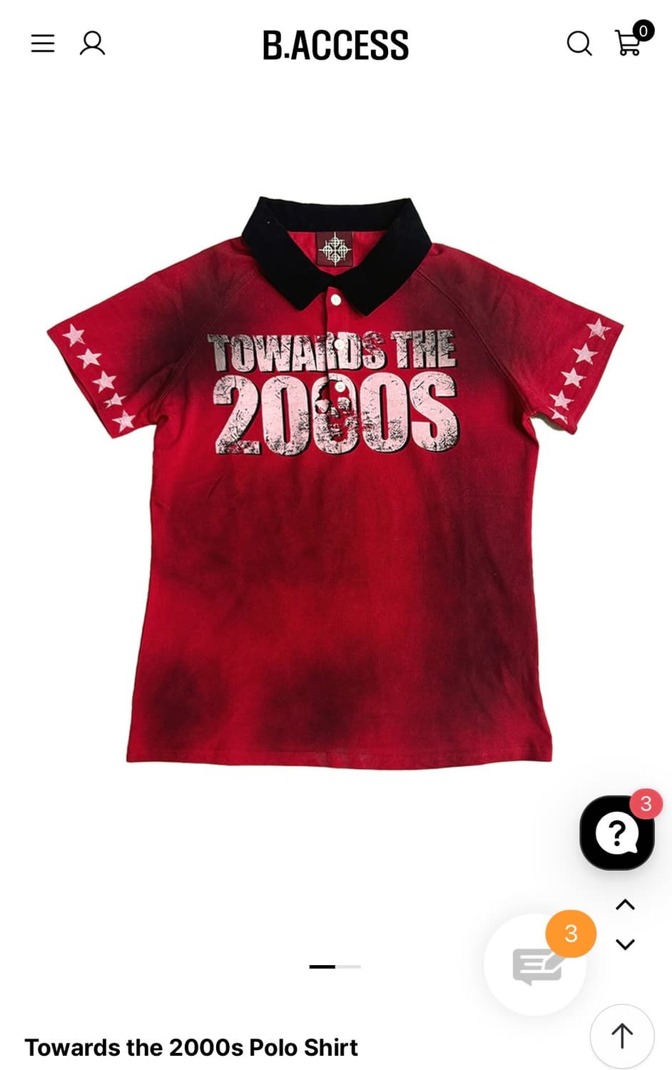 비엑세스 2000s polo shirt 상품이미지3