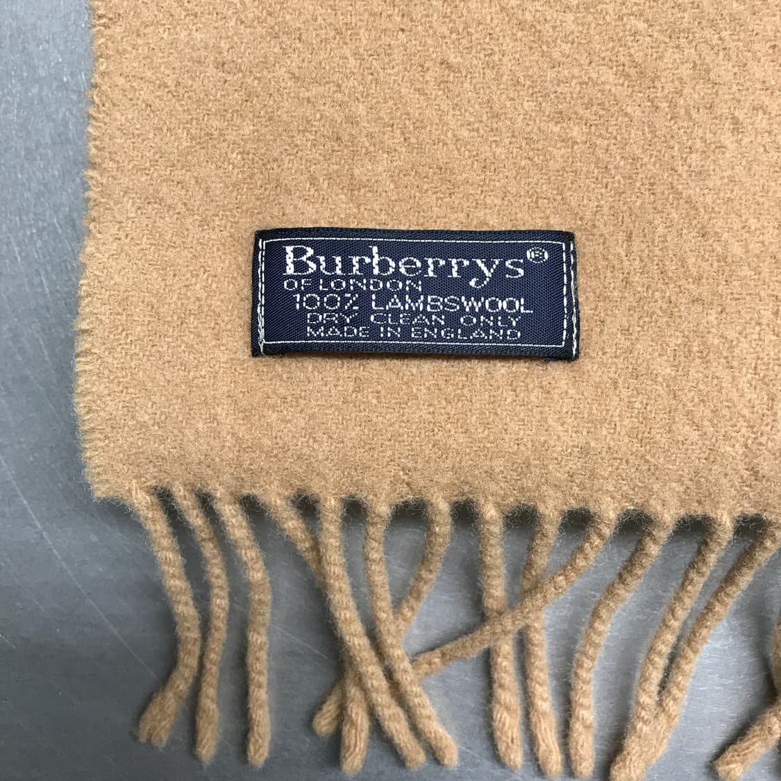 버버리 정품 램스울 베어 머플러 베이지 상품이미지4
