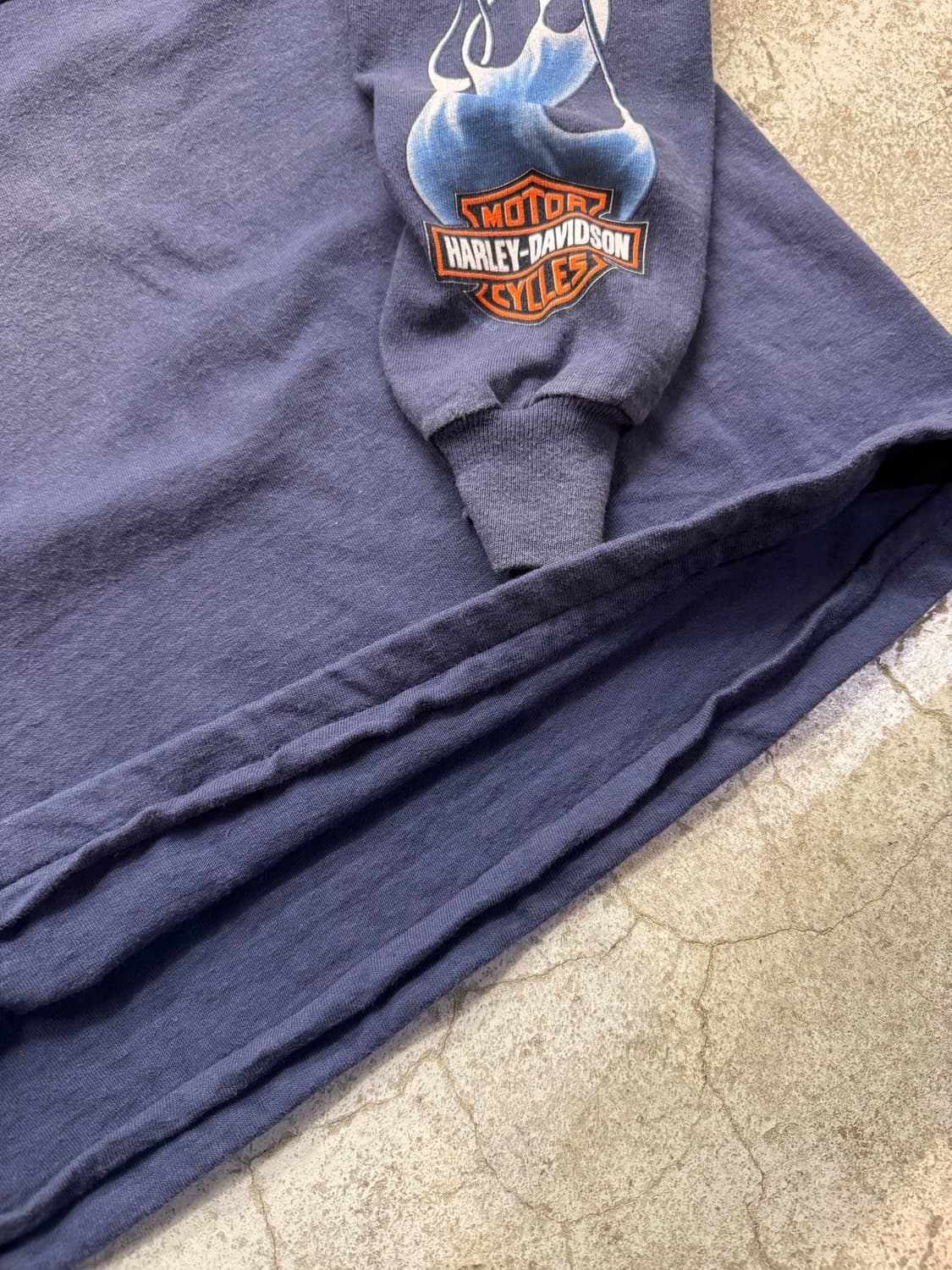 00s 할리데이비슨 이글 플레임 포켓 롱슬리브 상품이미지7
